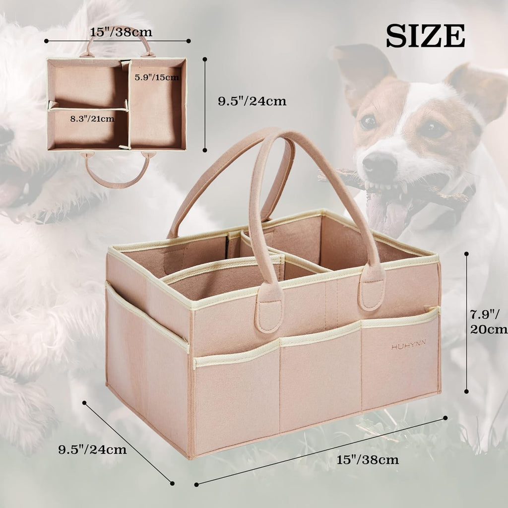 HUHYNN Professional Pet Grooming Tote Bag - Organizer for Dog Grooming Supplies, Ideal for Travel and Outdoor Use (Bag Only)